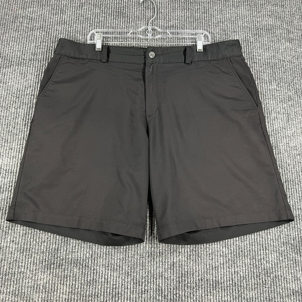 Adidas Golf Shorts Mens Size 40 Black Chino Climalite Casual Outdoor Lightweight